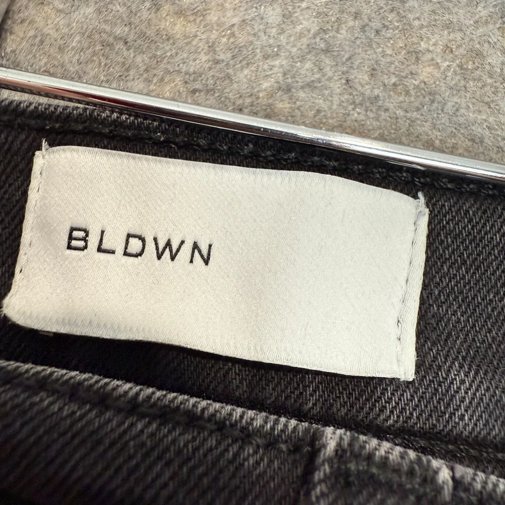BLDWN Jeans Mens 31‎ Modern Slim 31x32 Dark Wash Black Denim Pants Smoke USA